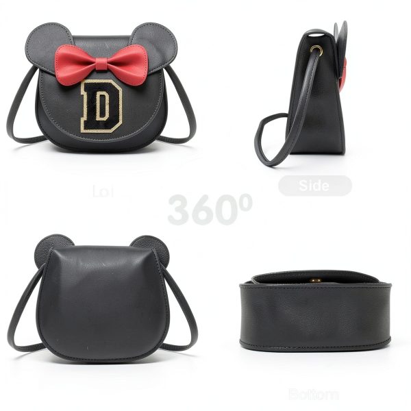 XSUIOY Girls Mouse Purse Leather Cute Design Shoulder Bag-3