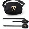 Glratn Girls Fanny Pack Adjustable Strap Chenille Letters-5