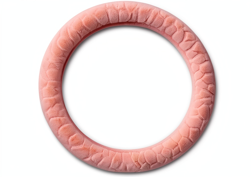 XCYCAR steering wheel cover installed on a car wheel showing breathable leather texture