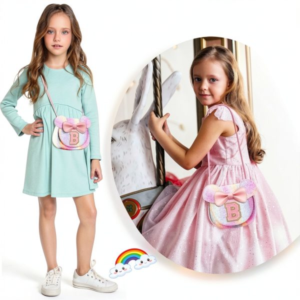 XSUIOY Girls Mouse Purse Leather Cute Design Shoulder Bag-4