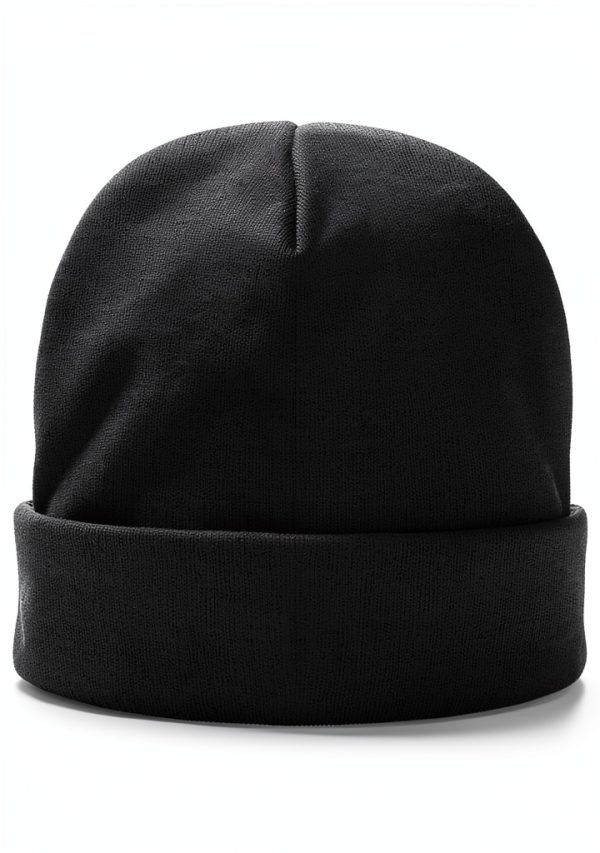 Black Beanie Hat Mens Soft Fleece Lined Acrylic Skull Cap-0