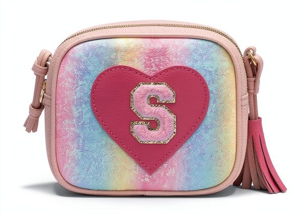 KKXIU Girls Heart Purse Vegan Leather Crossbody Bag Gift-3