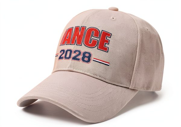 Vance Baseball Cap Polyester Adjustable Unisex Gray White-1
