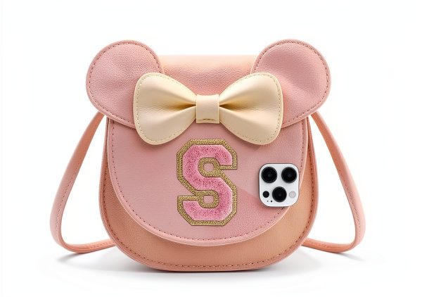XSUIOY Girls Mouse Purse Leather Cute Design Shoulder Bag-2