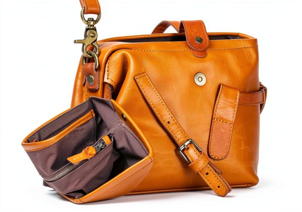 Areytrv Crossbody Bag Retro Design Magnetic Buckle-3