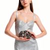 Rose Flower Evening Clutch Women Rhinestone Decorated-3