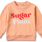 CHAUKAREAUL Baby Christmas Sweatshirt Cotton Polyester Girls-0