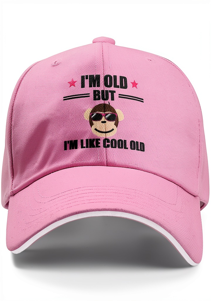 Person wearing the baseball cap during a sunny outdoor hike