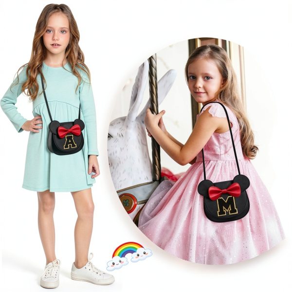 XSUIOY Girls Mouse Purse Leather Cute Design Shoulder Bag-4
