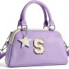 Elilier Initial Kids Purse Crossbody Bag Faux Leather-0