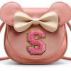 XSUIOY Girls Mouse Purse Leather Cute Design Shoulder Bag-0