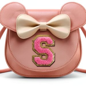 XSUIOY Girls Mouse Purse Leather Cute Design Shoulder Bag-0