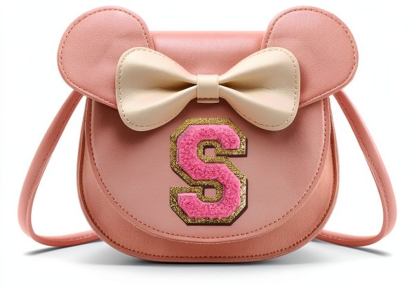 XSUIOY Girls Mouse Purse Leather Cute Design Shoulder Bag-0