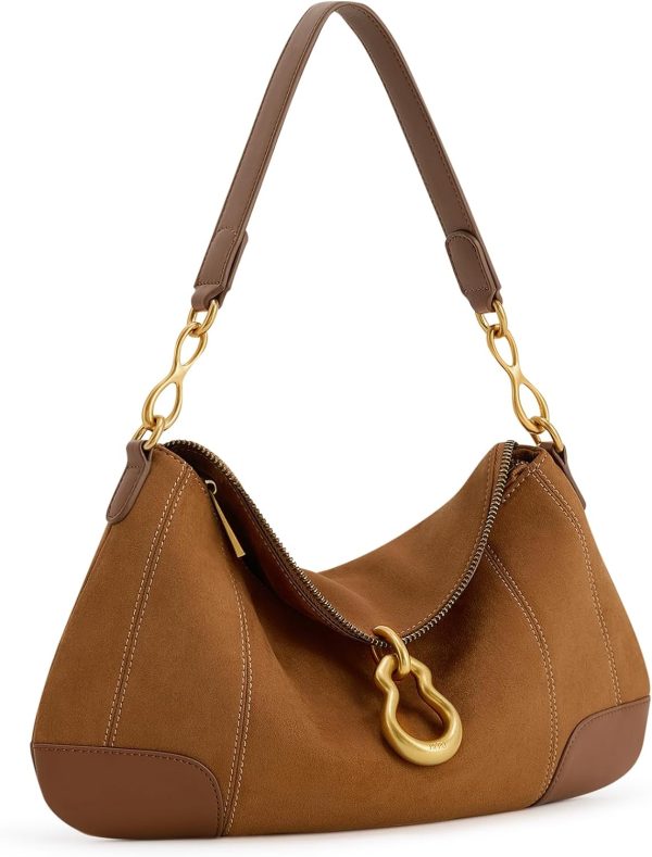 Faux Suede Shoulder Bag for Women-1
