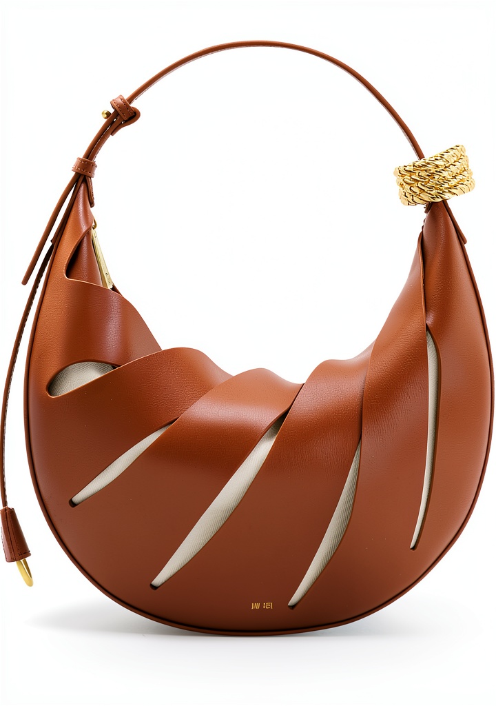 Jana vegan leather shoulder bag being carried at a coffee shop