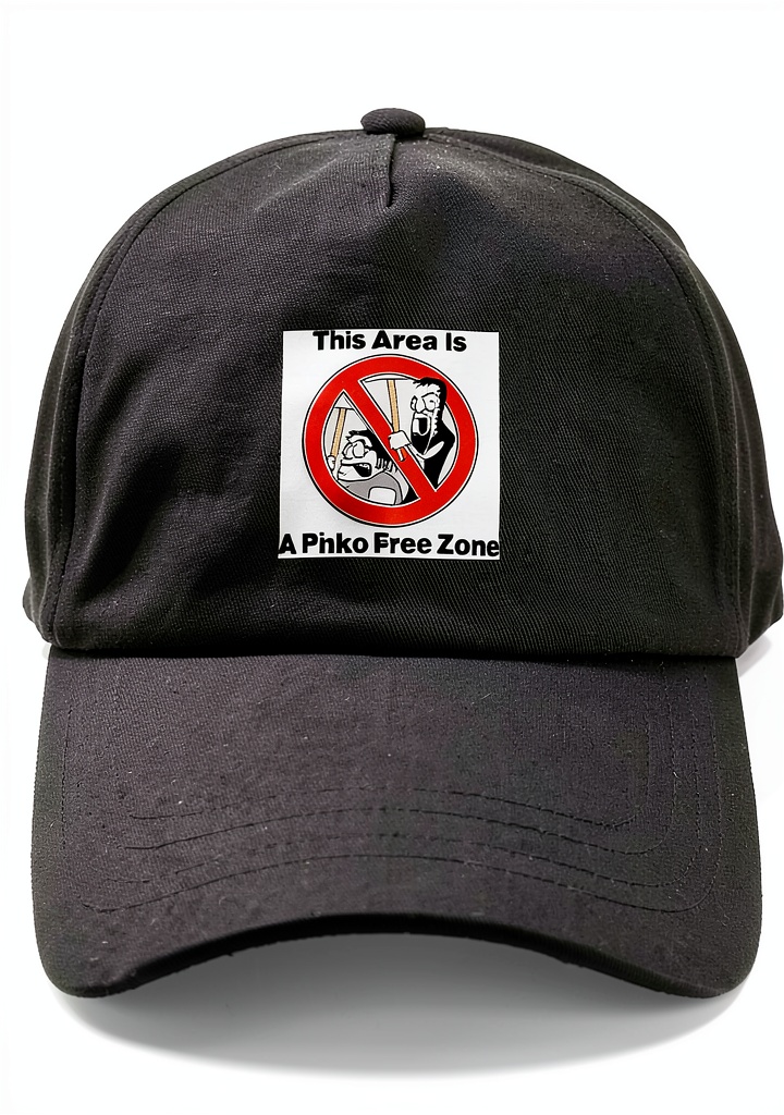 Installing Golf Cap for Men by CafePress - Adjustable Cotton on a wooden desk