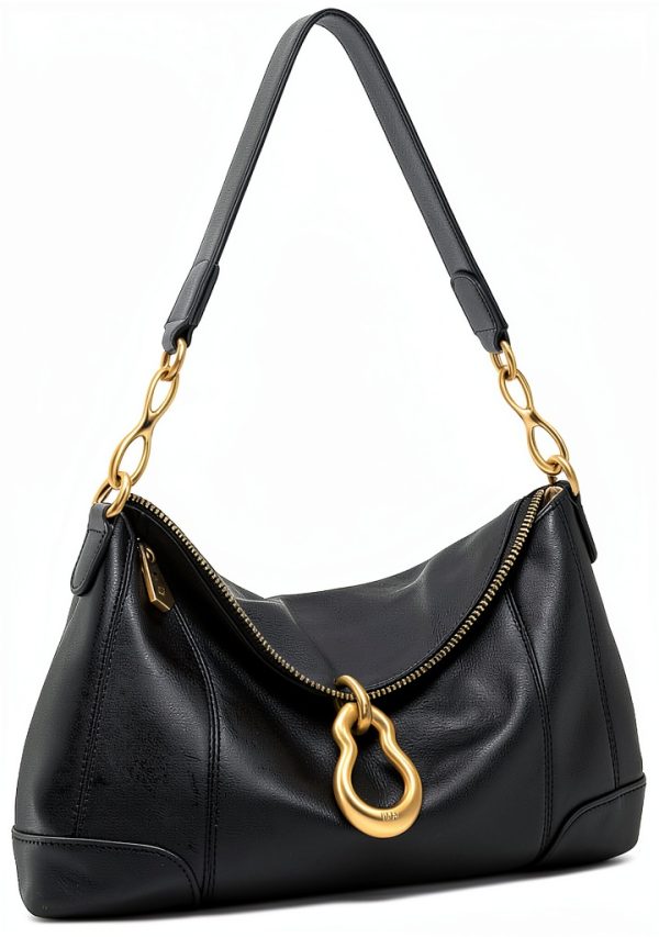 Vegan Leather Shoulder Handbag EcoStyle Women Bag-3