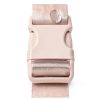 Coral Pink Gitus Initial Patch Waist Bag for Girls-3