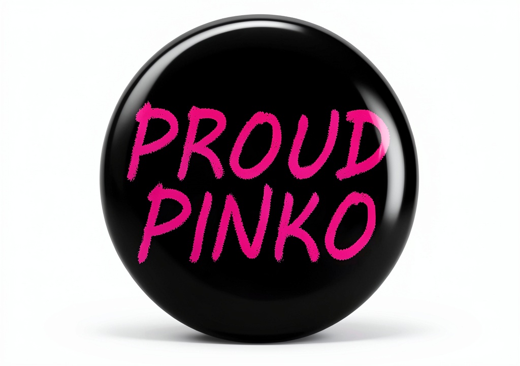High-quality pinback button in various colors