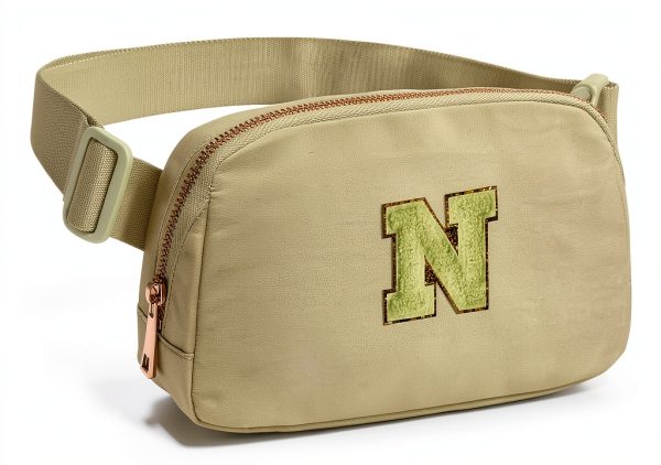 Girls Initial Patch Fanny Pack BigaoDirect Nylon-6