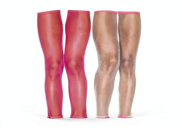 Fishnet Leggings for Women Black One Size-1