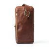 Time Resistance Leather Sling Bag Unisex Travel-3