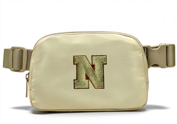 Girls Initial Patch Fanny Pack BigaoDirect Nylon-2