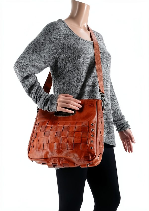 BED STU Woven Handbag for Women-2