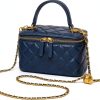Aurelia Leather Crossbody Bag for Women Quilted Square Design 3 Color-0