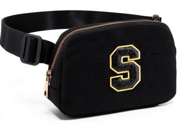 Fanny Pack Personalized Initial Design Belt Bag by BigaoDirect-6