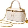 Lambskin Leather Crossbody Bag by LuxeCraft – Quilted Square Design-0