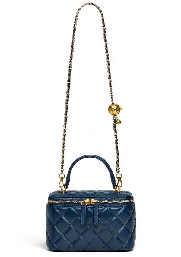 Aurelia Leather Crossbody Bag for Women Quilted Square Design 3 Color-6