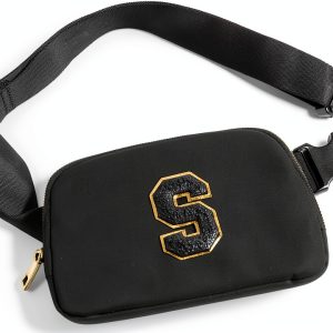Fanny Pack Personalized Initial Design Belt Bag by BigaoDirect-0