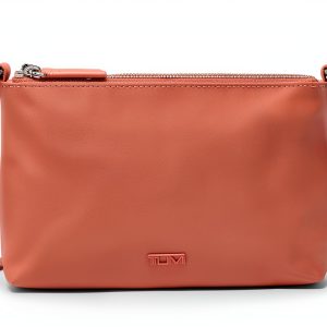 Tumi Women's Crossbody Bag One Size Pink Clay Leather-0