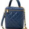 Aurelia Leather Crossbody Bag for Women Quilted Square Design 3 Color-2