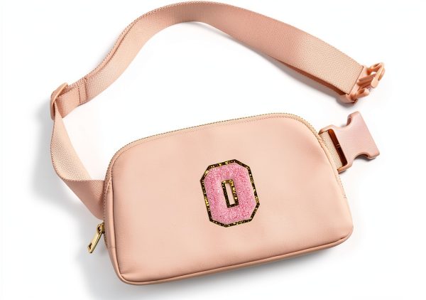 Gitus Travel Money Belt Adjustable Nylon Waist Pack with Initial Patch-0