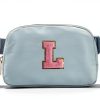 BigaoDirect Personalized Initial Fanny Pack Adjustable Belt Bag-2