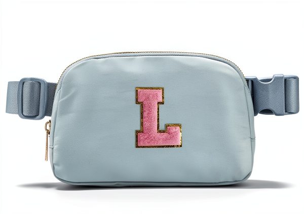 BigaoDirect Personalized Initial Fanny Pack Adjustable Belt Bag-2