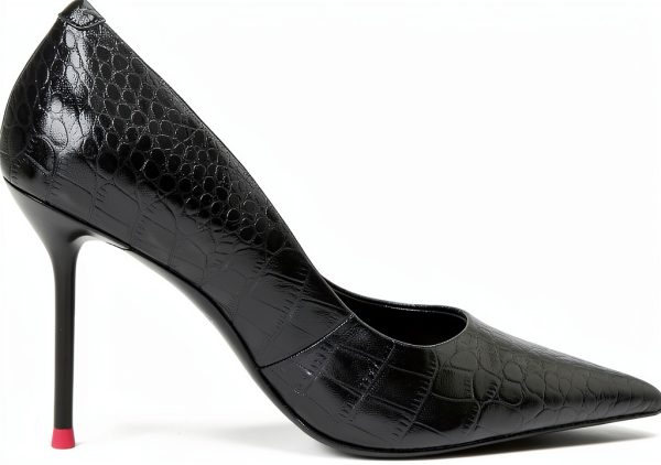Pinko Womens Black Leather Slip-On Shoes Model 102034 A190 Size 7-8.5-3