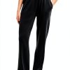 Desigual Women's Wide Leg Casual Pants Black Elastic Waist-0