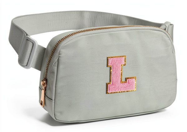 BigaoDirect Personalized Initial Fanny Pack Adjustable Belt Bag-6
