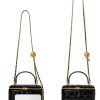 Lambskin Leather Women’s Crossbody Bag – Vintage Quilted Box Design,-4