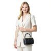 Lambskin Leather Women’s Crossbody Bag – Vintage Quilted Box Design,-1