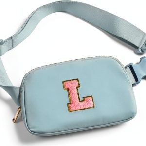 BigaoDirect Personalized Initial Fanny Pack Adjustable Belt Bag-0