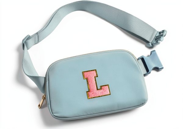 BigaoDirect Personalized Initial Fanny Pack Adjustable Belt Bag-0