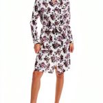 PINKO Women's Button Front Blazer with Spread Collar and Self Tie Sash-0