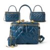 Aurelia Leather Crossbody Bag for Women Quilted Square Design 3 Color-3