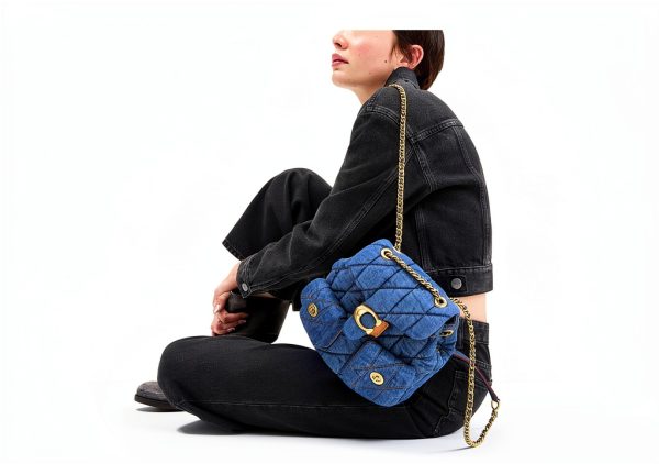 COACH Women's Quilted Leather Tabby Backpack-1