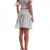 Pinko Summer Sleeveless Wide Neck Cotton Dress White Size 38-5