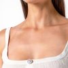Pinko Womens Teruel Top, M, White-2